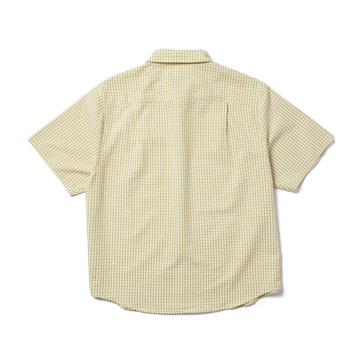 Huf Stuck On You Button Up S S Shirt Natural