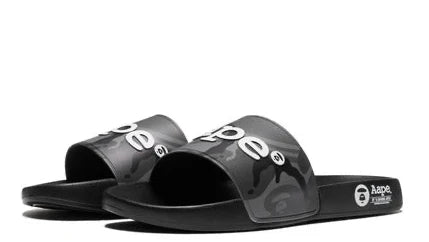 AAPE Black Camo Slides
