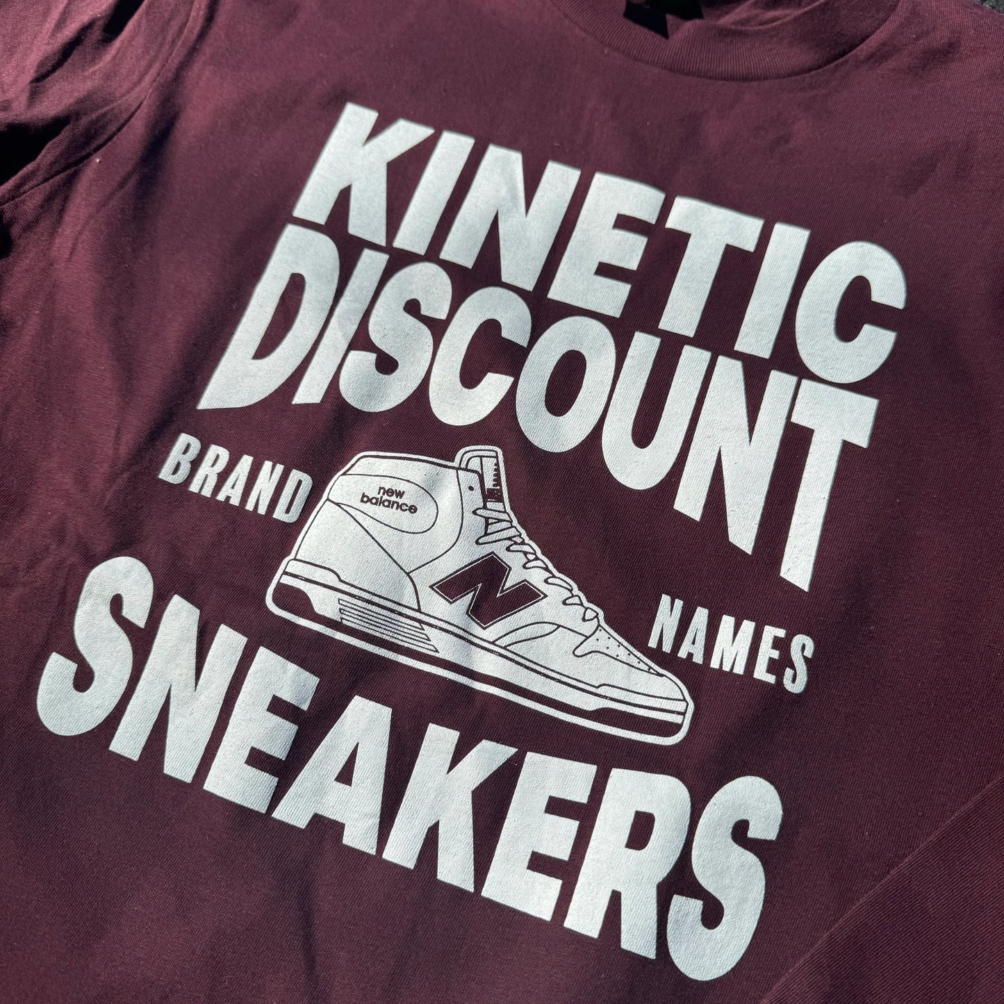 Kinetic Discount Sneaks Long Sleeve Tee Maroon