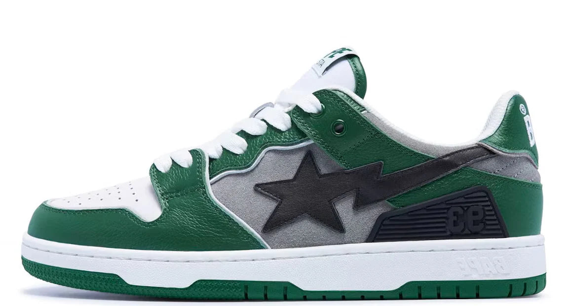 A Bathing Ape SK8 Sta Green Grey