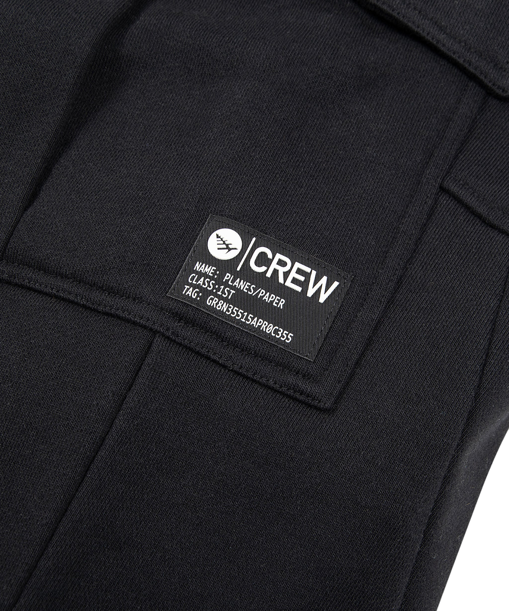 Paper Planes Super Cargo Sweatpants - Black