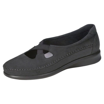 Women's Crissy Slip On Loafer in Nero Wide