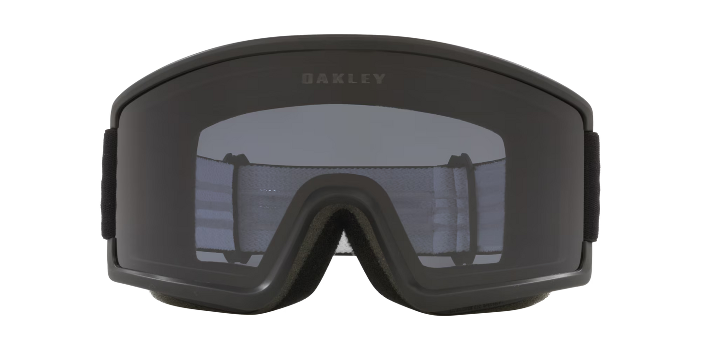 Oakley Target Line L Snow Goggles Matte Black Dark Grey