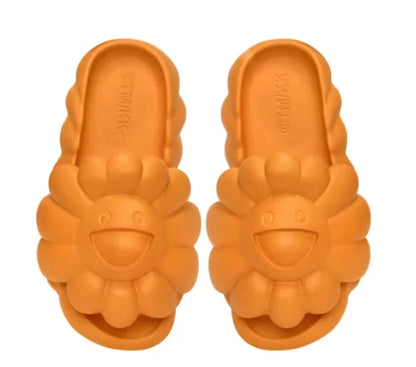 Takashi Murakami Ohana Full Bloom Slide Apricot