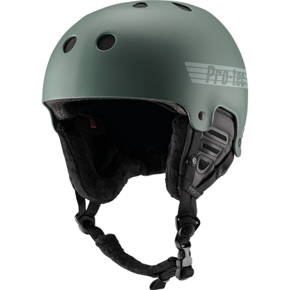 Protec Old School Snow Helmet W MIPS Matte Veridian
