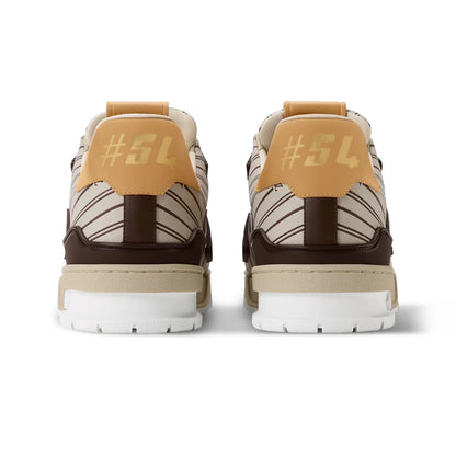 LV Trainer Beige Jacquard