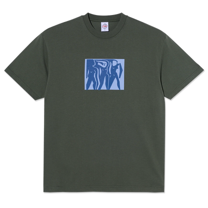 Polar Cut Outs Tee Dark Olive