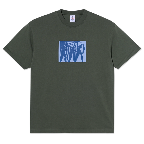 Polar Cut Outs Tee Dark Olive