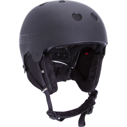 Protec Old School Snow Helmet W MIPS Stealth Black