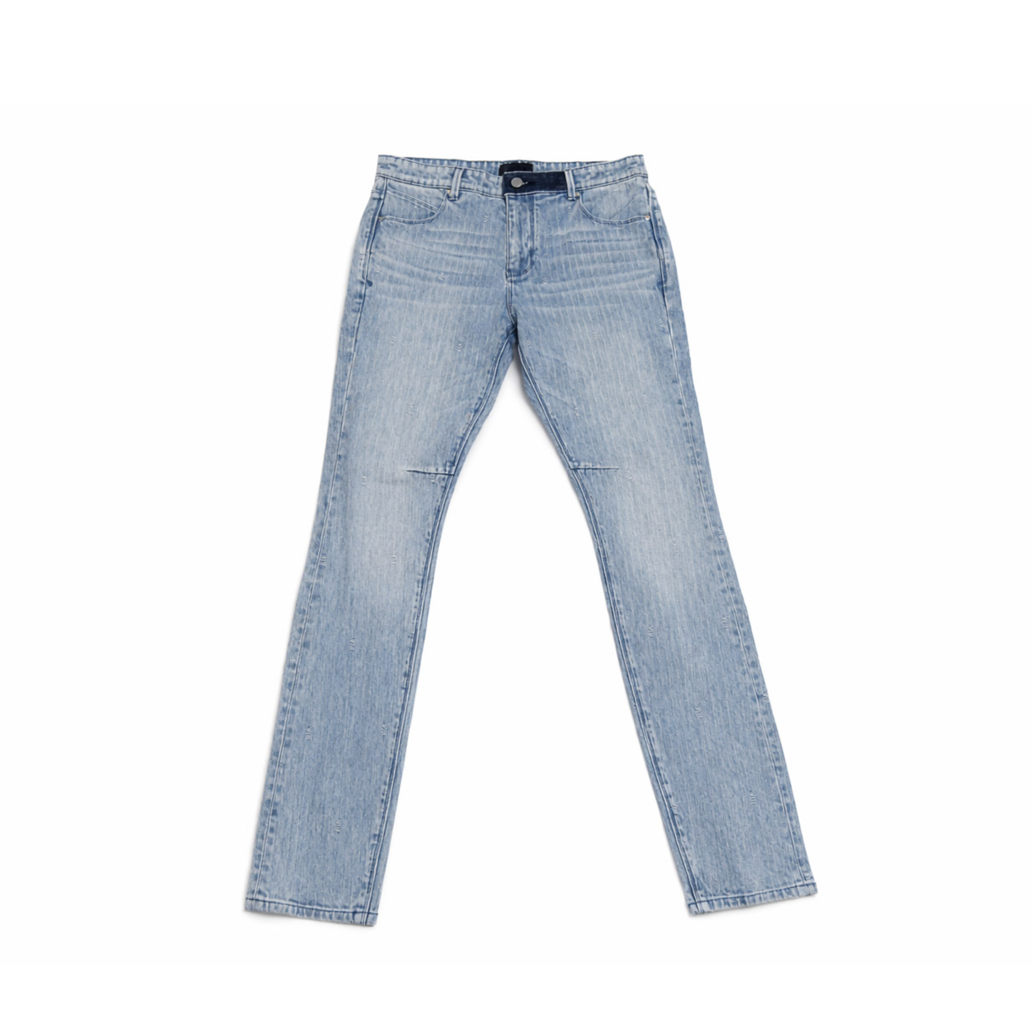 RTA "Bryant" Skinny Jeans - "Blue Pinstripe"