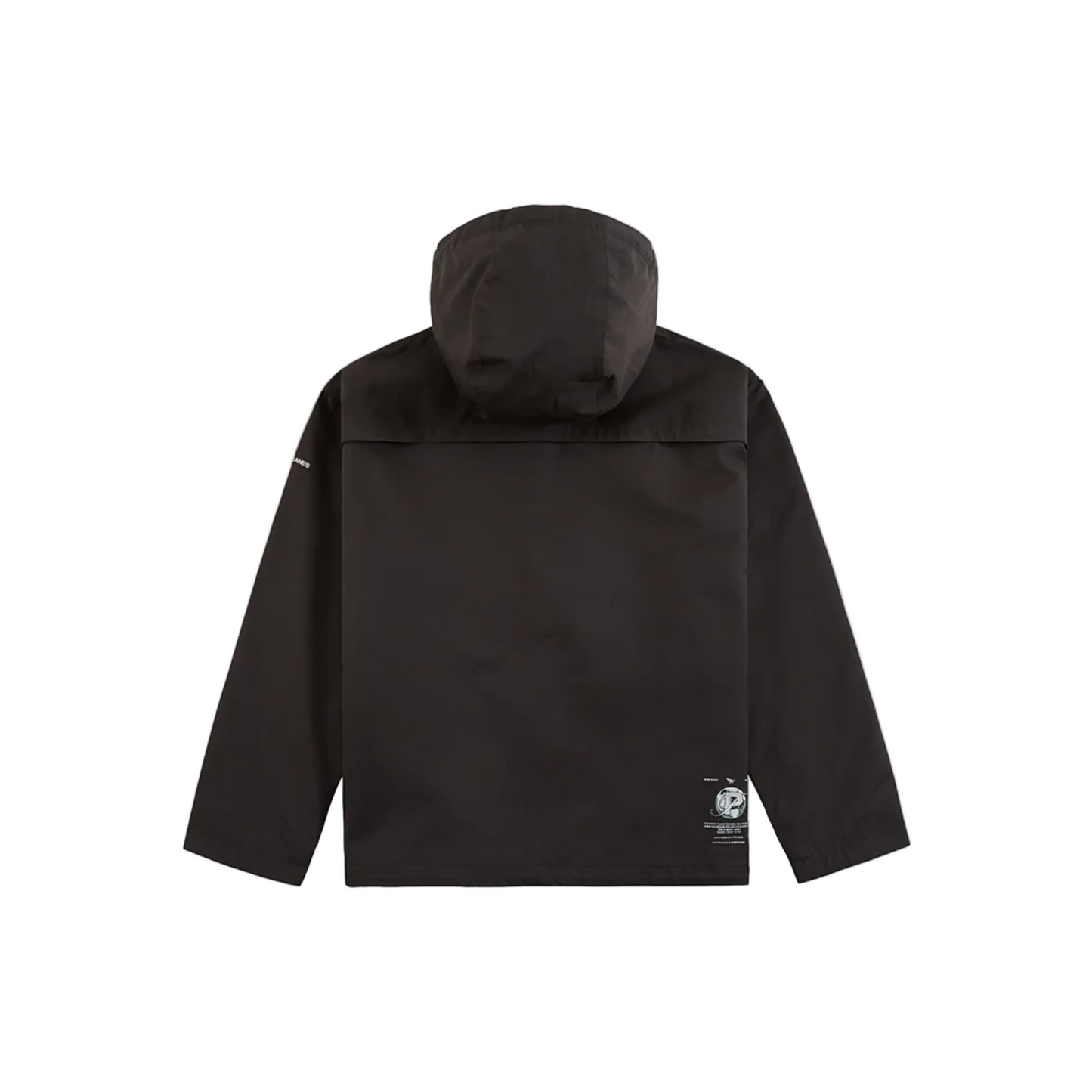 Paper Planes Mesh Lined Rain Jacket - "Chacoal"