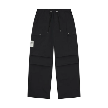 Paper Planes Wide Leg Cargo Pants - "Charcoal"