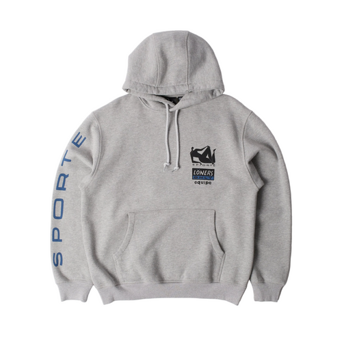 Parra Sporte Hooded Sweatshirt - Heather Grey