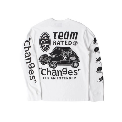 Parra "Team Changes" Long sleeve T-Shirt - White