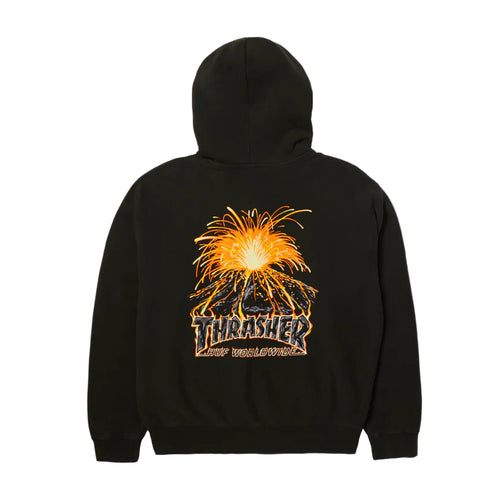 Huf Meltdown Heavyweight Hoody Black