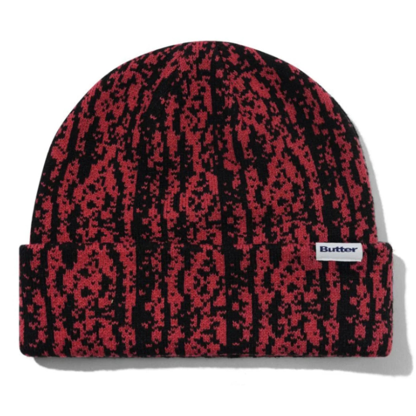 Butter Goods Lowland Camo Beanie Berry