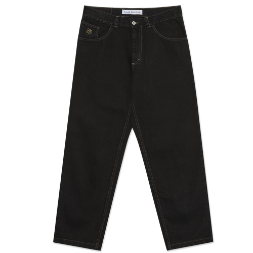 Polar 93 Contrast Stitched Pants Black Dark Olive