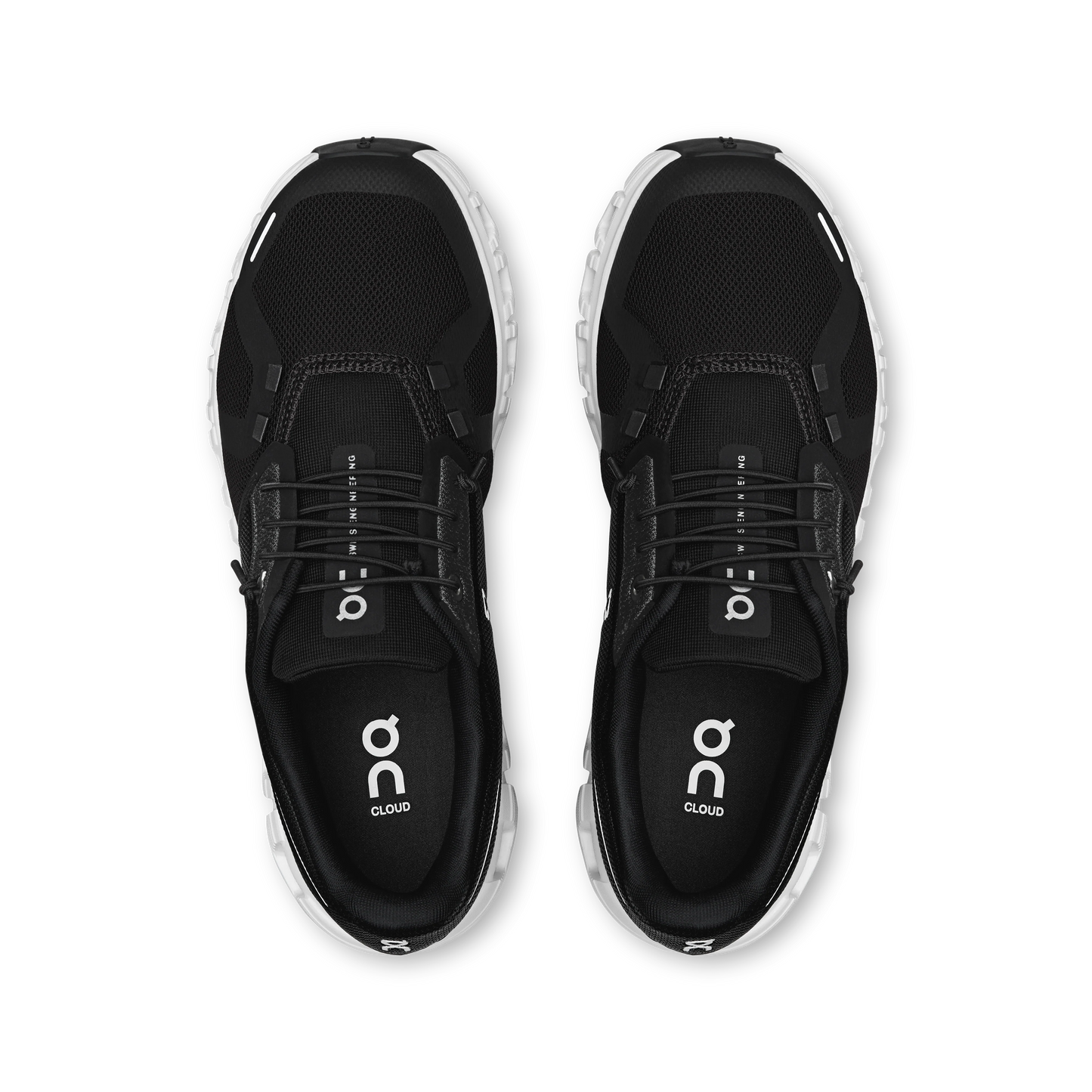 Women's Cloud 6 Wide in Black/White