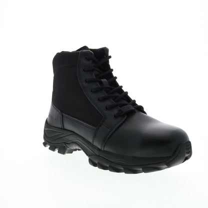 Bates Fuse Mid Side Zip Steel Toe E06505 Mens Black Leather Tactical Boots