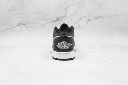 Jordan 1 Low Black Metallic Silver