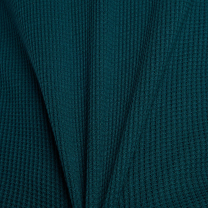 New Balance Numeric Waffle Knit Long Sleeve Henley Spruce