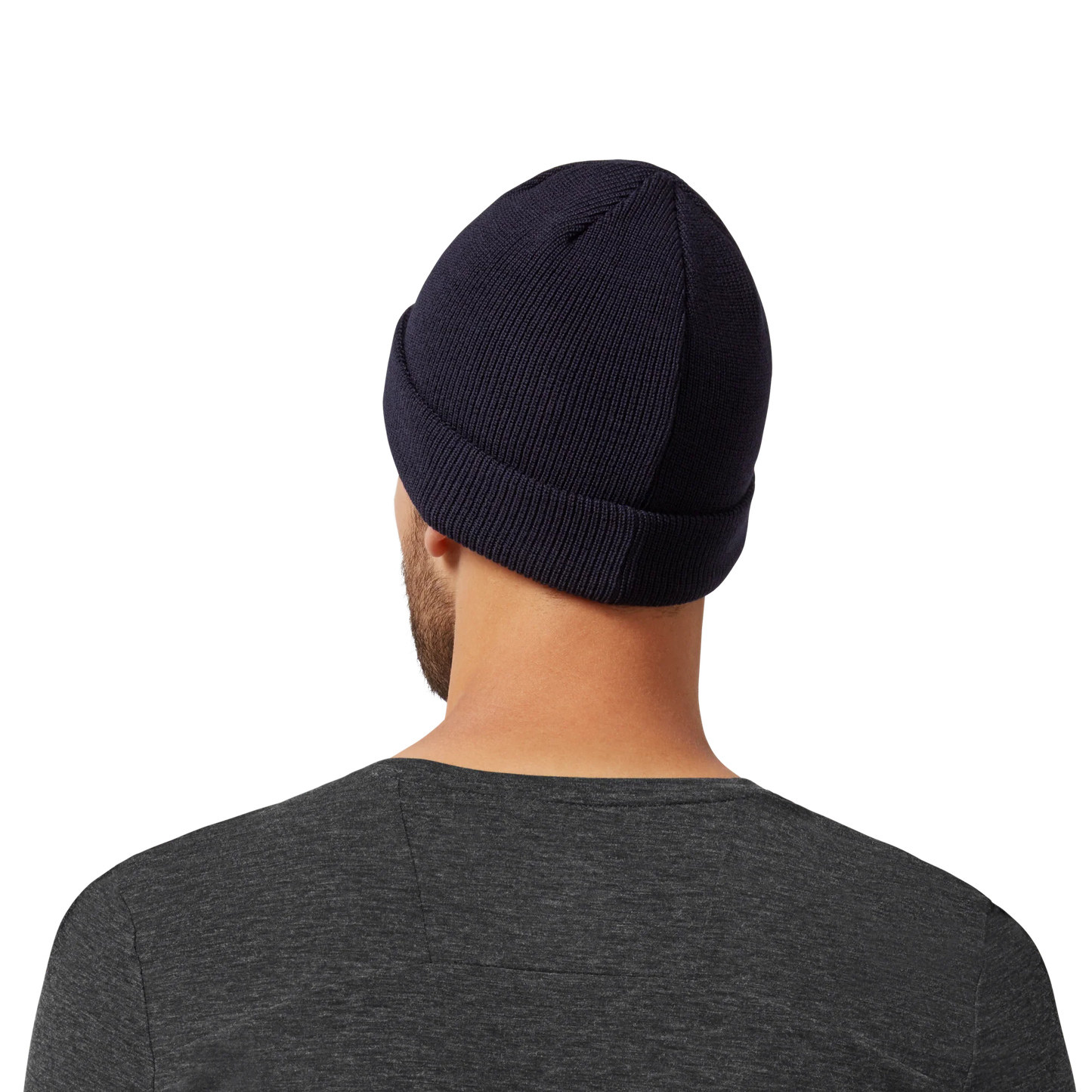 Merino Beanie in Navy