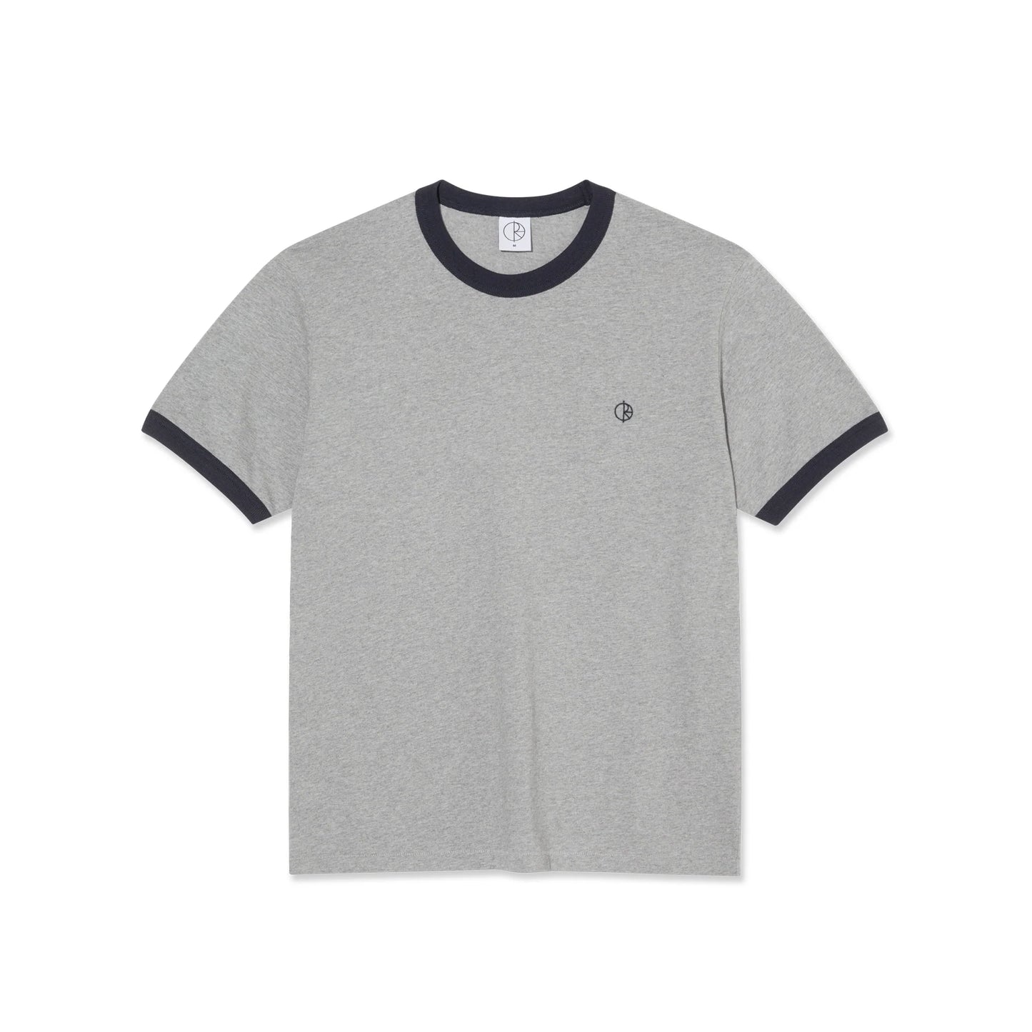 Polar Ringer Tee Heather Grey Navy