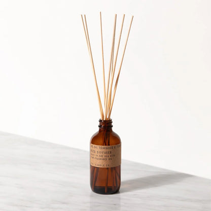 P. F. Candle Co 3.5 oz Reed Diffuser - Teakwood & Tobacco