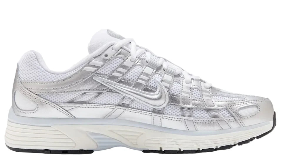 P 6000 White Blue Tint Sail Metallic Silver (Women's)
