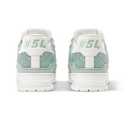 LV Trainer Green Canvas