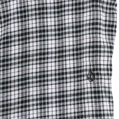 Volcom Wilderstone Flannel Shirt Dirty White