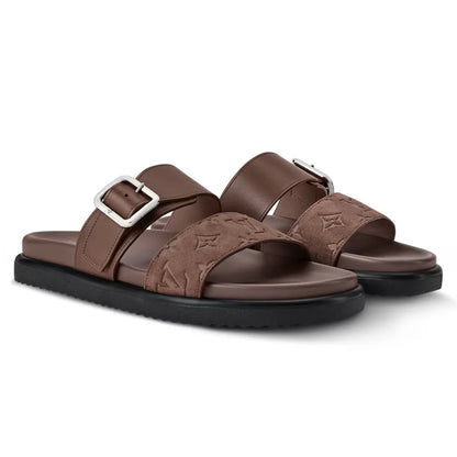 LV Venice Mule Taupe Brown