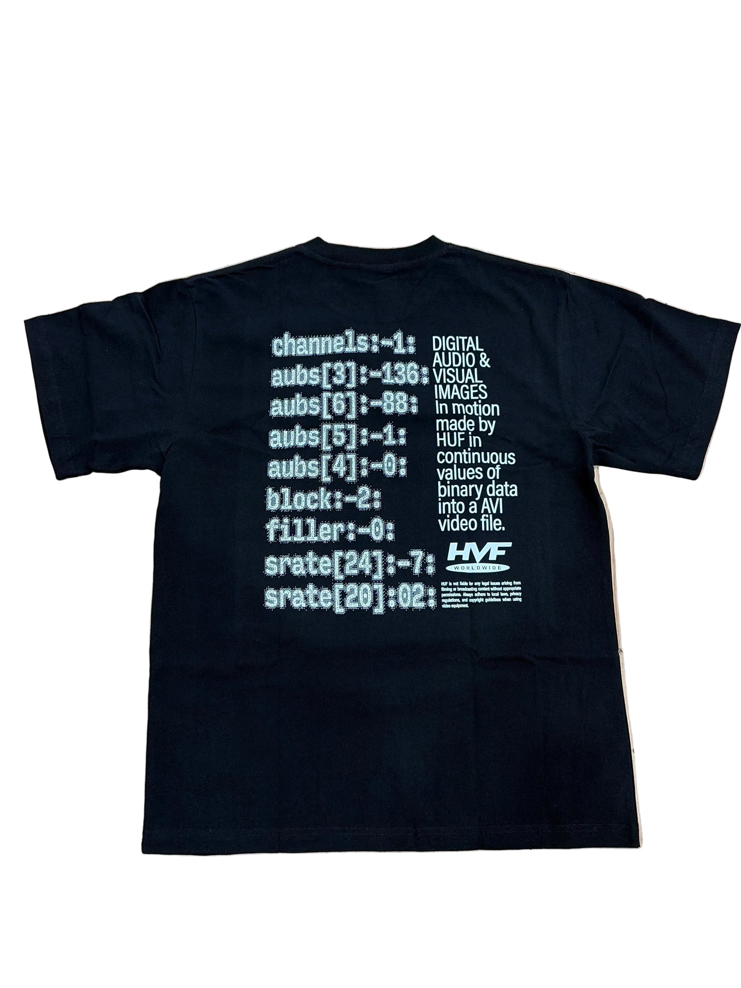 HUF Cam S S T Shirt Lilac Chalk