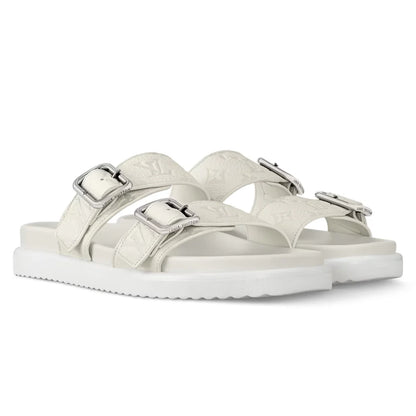 LV Venice Mule White