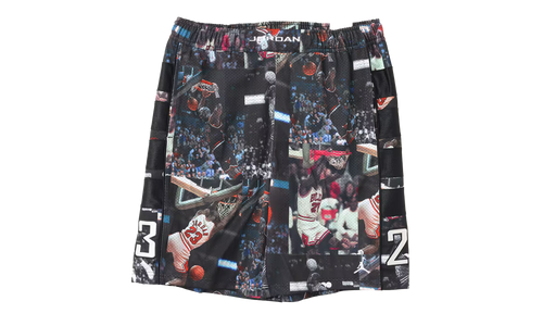 Flight AOP Printed Cat Scratch Shorts "Black" IF1841 010