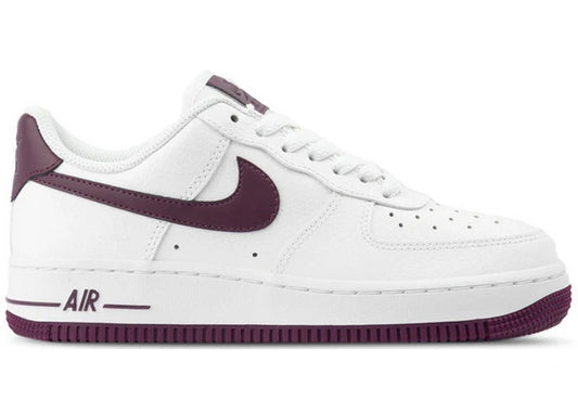 Air Force 1 Low Patent White Bordeaux (W)