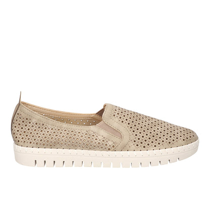 Fresh Perforated Slip On Flats