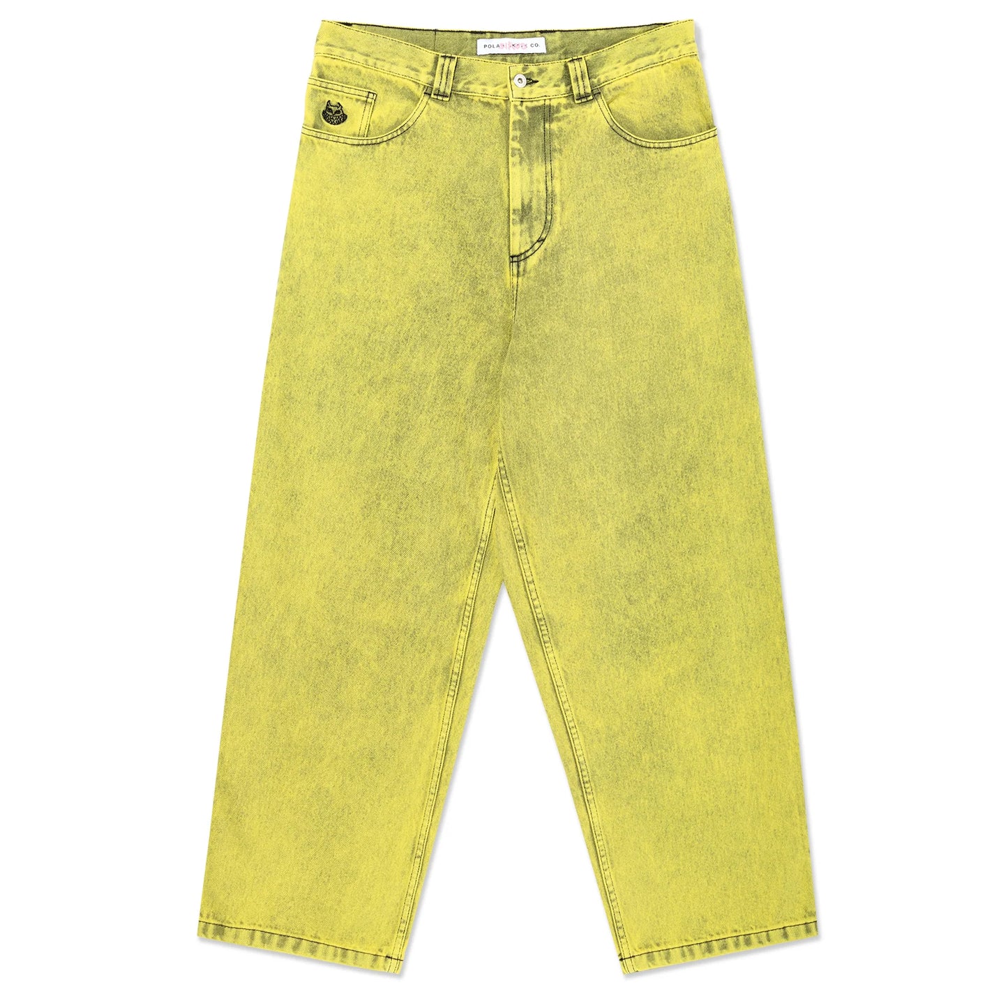 Polar Skate Co Big Boy Pants Lemon Black