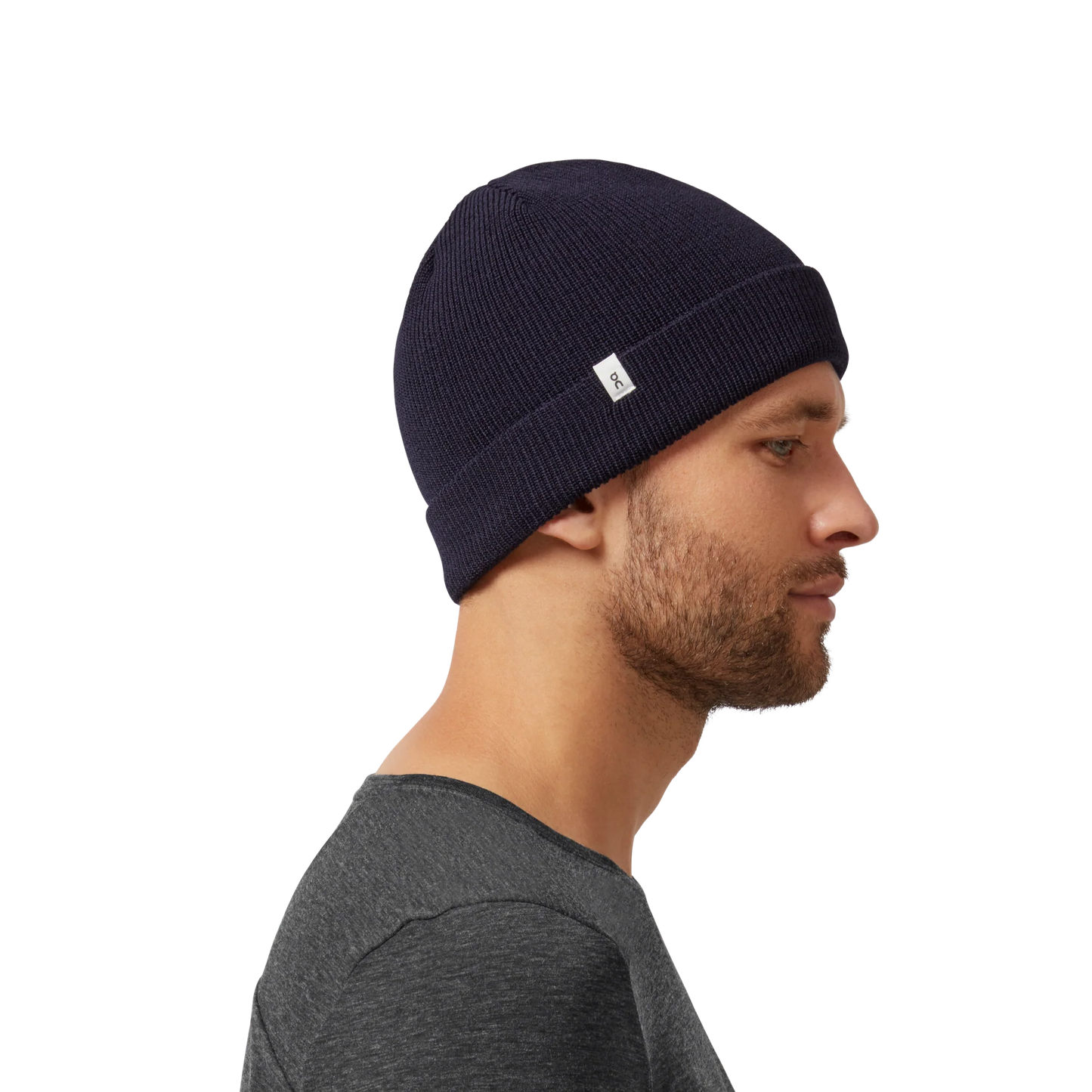 Merino Beanie in Navy
