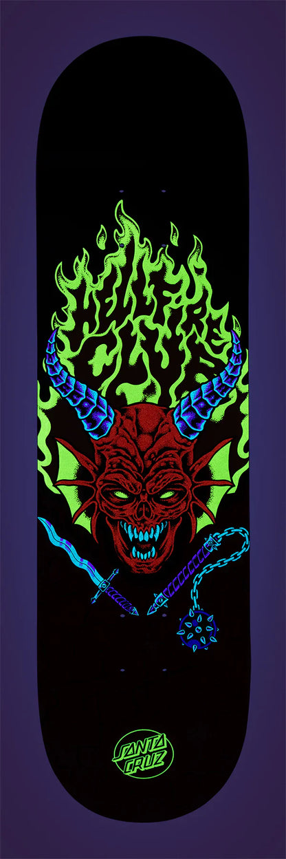 Santa Cruz x Stranger Things Hellfire Club Deck 825 x 318