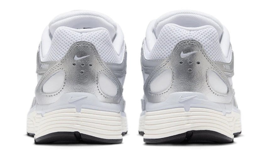 P 6000 White Blue Tint Sail Metallic Silver (Women's)