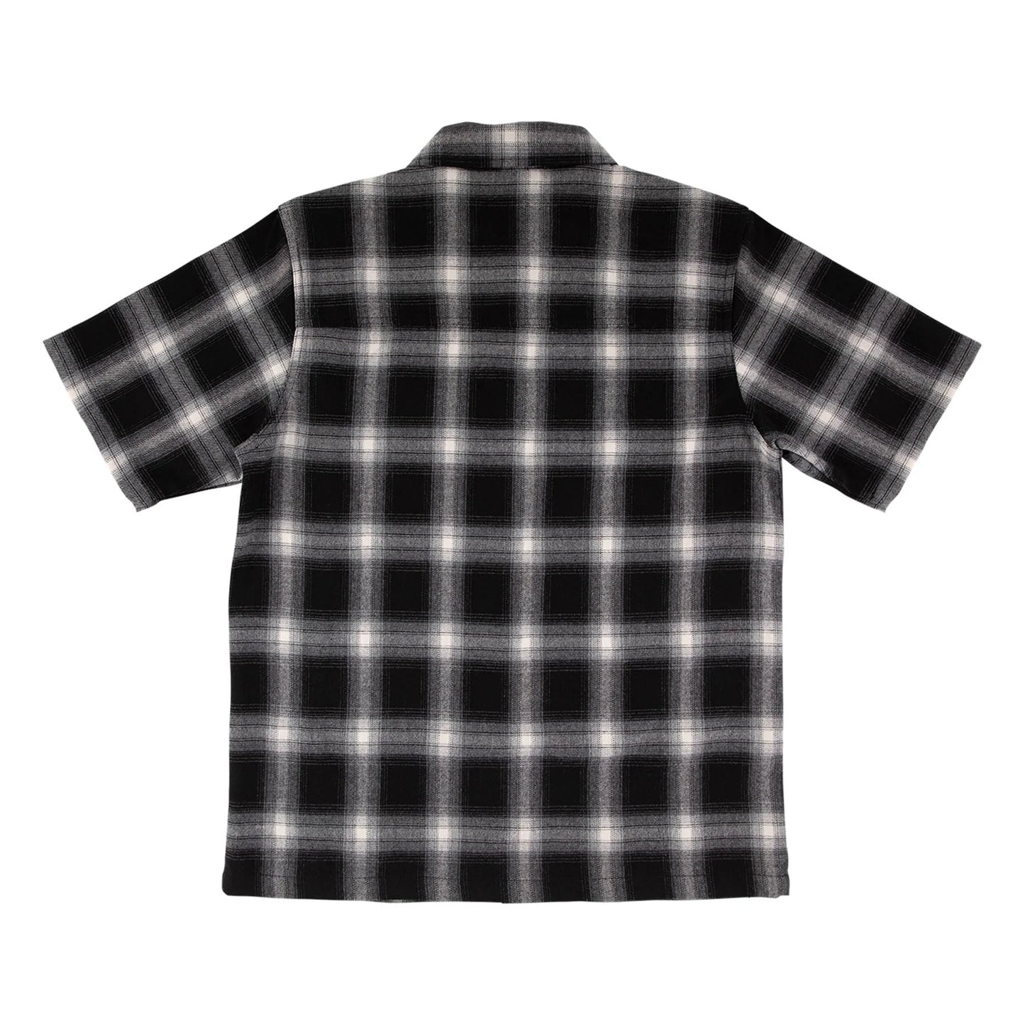 Independent Belmont S S Flannel Top Black Smoke