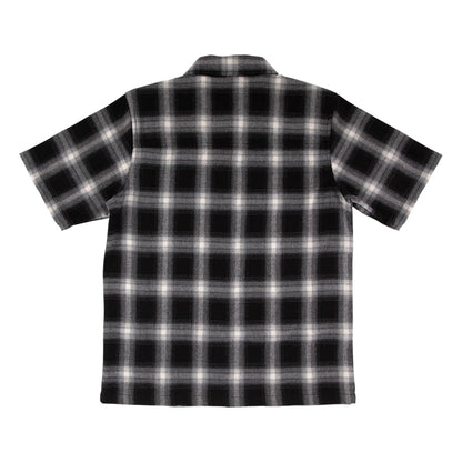 Independent Belmont S S Flannel Top Black Smoke