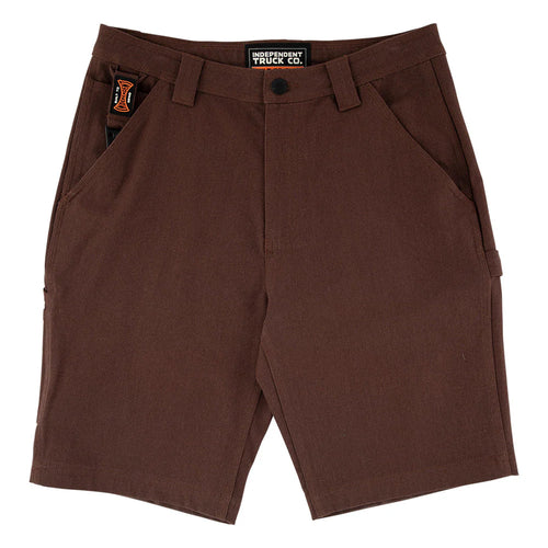 Independent Built To Grind Canvas Shorts Chocolate
