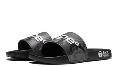 AAPE Black Camo Slides