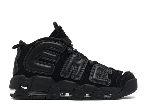 Nike Supreme x Air More Uptempo Black