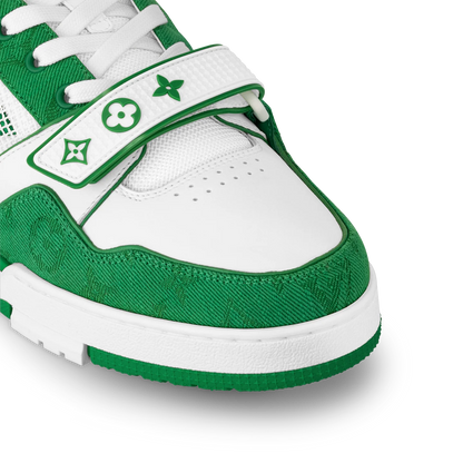 Louis Vuitton LV Trainer Sneaker Green Mesh