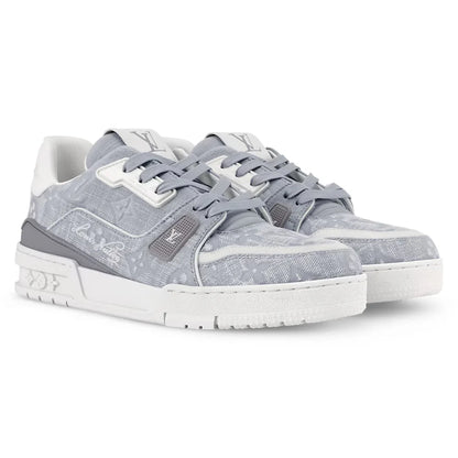 LV Trainer Gray Canvas