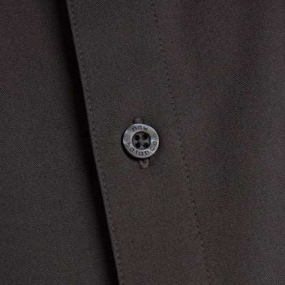 New Balance Numeric Button Up Shirt Dark Grey