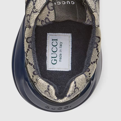 Gucci GG Rhyton Sneaker GG Supreme Canvas Beige Blue